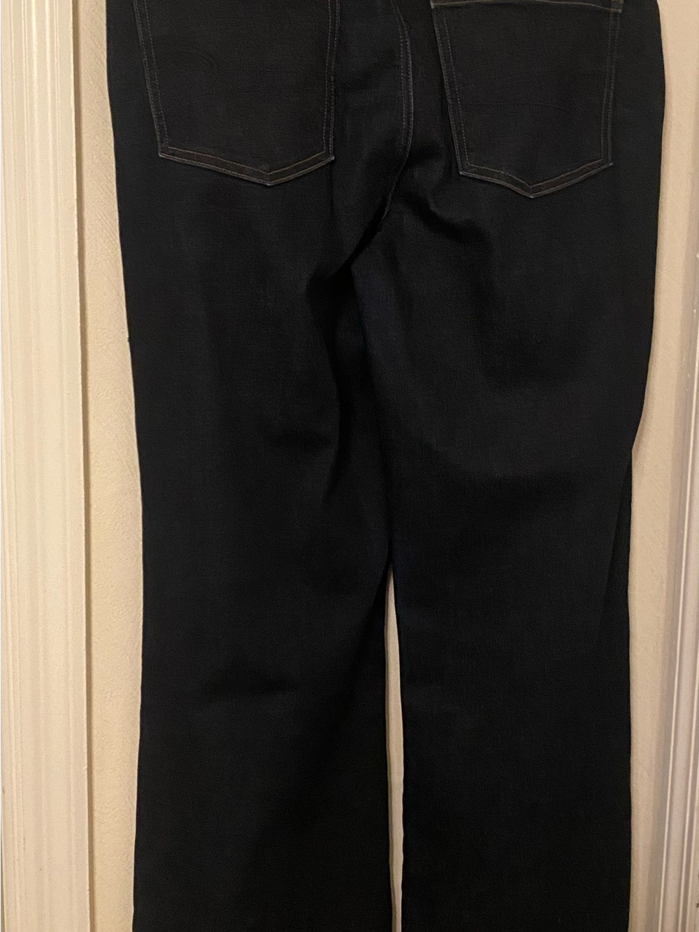 American Eagle Wide Leg Jeans 18 Long Super Stretch - Picture 2 of 7